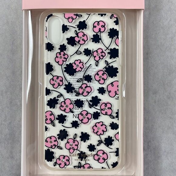 kate spade iPhone XS Max Phone Cases Jeweled Floradoddle / Rainbow Cloud Patch - Picture 6 of 14
